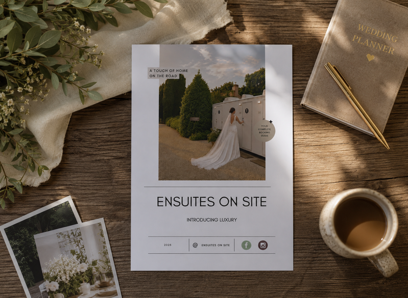 Ensuites On Site brand collateral flat lay